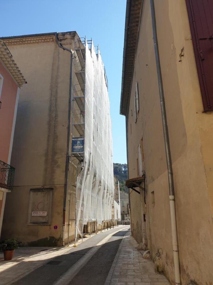 installation échafaudage